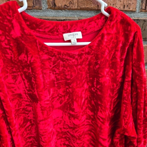 Umgee Red Long Sleeve Top - Picture 3 of 3